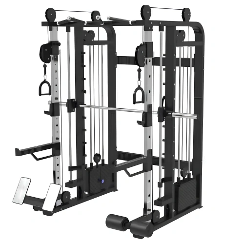 Power Rack mit Gusseisenplatten - MR70 | Höhe 227 cm - volle Sicht auf die Struktur