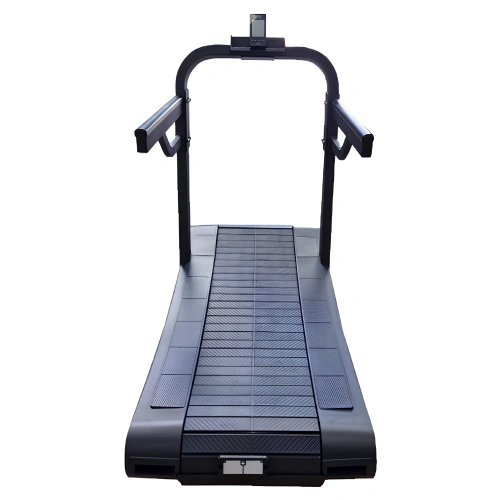 Cinta de Correr Curva con Monitor - TRC45 | Profesional - Vista de la pista de carreras