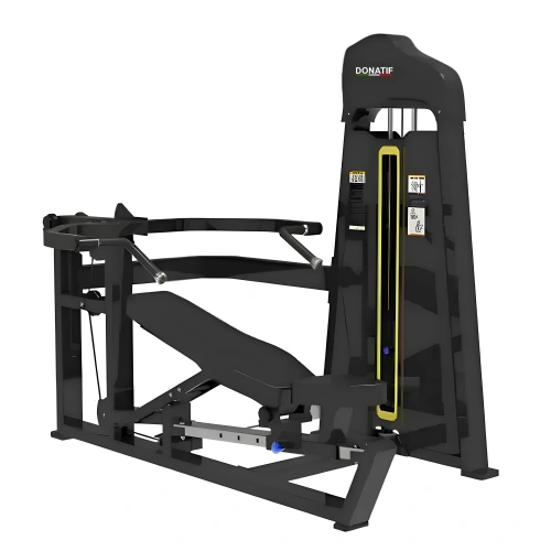 Machine de levage d’épaule et de poussée de la poitrine - FMT | Personnalisable - Vue complète sur la gauche