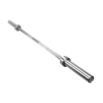 Barre Olympique Femmes 200 cm 50 mm et 15 Kg - BNC - Vue de face