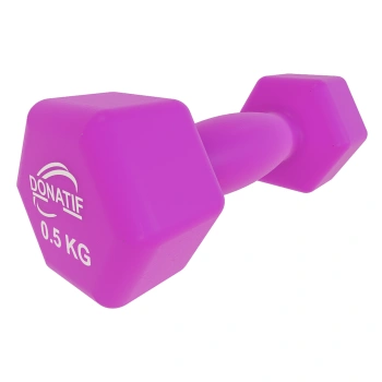 Mancuerna Vinílica Antideslizante de 0,5 kg Fitness