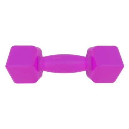 Manubrio in Vinile da 0,5 Kg - Antiscivolo | Fitness - Visuale Frontale