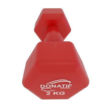 Manubrio in Vinile da 2 Kg - Antiscivolo | Fitness - Visuale sul Lato Sinistro 2