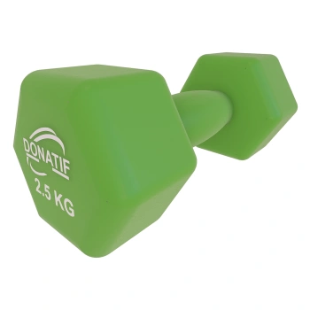 Haltère Vinyle Antidérapant de 2,5 Kg Fitness