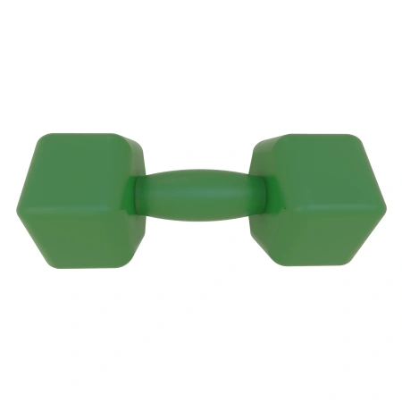 Manubrio in Vinile da 3 Kg - Antiscivolo | Fitness - Visuale Frontale