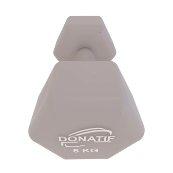 Guidon en vinyle 6 kg - Antidérapant | Fitness - Vue de gauche 2