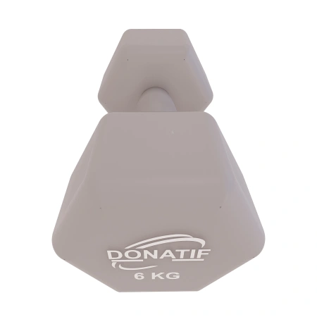 Manubrio in Vinile da 6 Kg - Antiscivolo | Fitness - Visuale dall'Alto