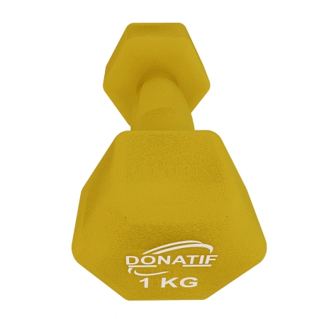 1 Kg Neoprene Dumbbell - Non-slip | Fitness - Top View