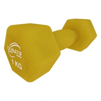 1 Kg Neoprene Dumbbell - Non-slip | Fitness - Left View