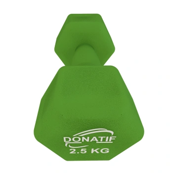 Guidon en néoprène de 2,5 kg - Antidérapant | Fitness - Vue latérale gauche 2