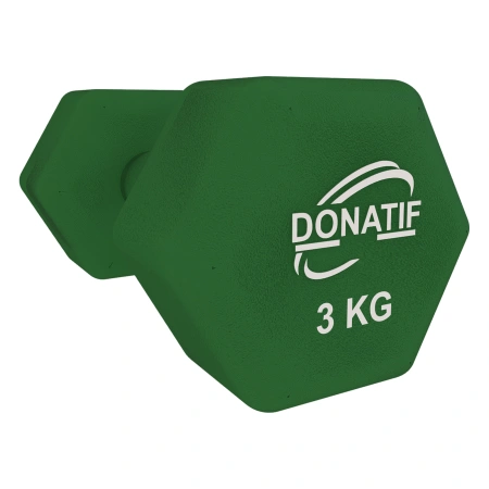 3 kg Neopren Lenker - rutschfest | Fitness - Logo-Ansicht