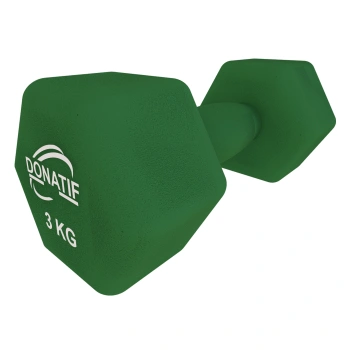 Guidon en néoprène 3 kg - Antidérapant | Fitness - Vue latérale gauche