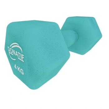 Mancuerna de neopreno de 4 kg - Antideslizante | Fitness - Vista izquierda