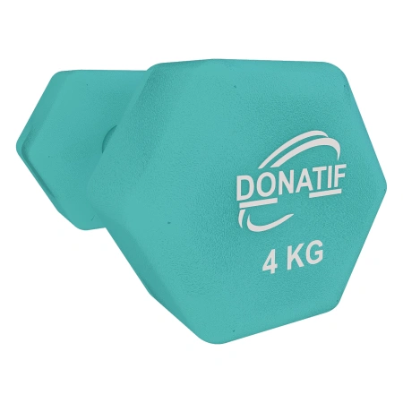 Manubrio in Neoprene da 4 Kg - Antiscivolo | Fitness - Visuale Logo