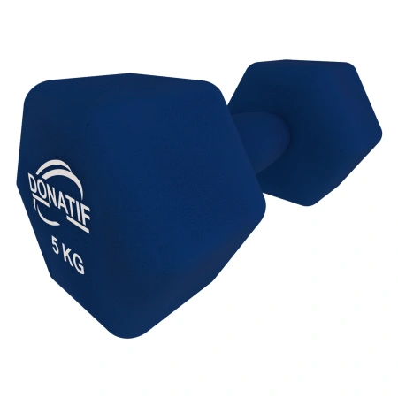 Manubrio in Neoprene da 5 Kg - Antiscivolo | Fitness - Visuale sulla Sinistra