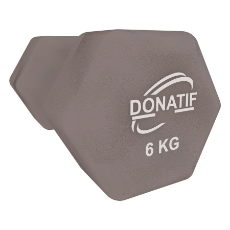 Manubrio in Neoprene da 6 Kg - Antiscivolo | Fitness - Visuale Logo