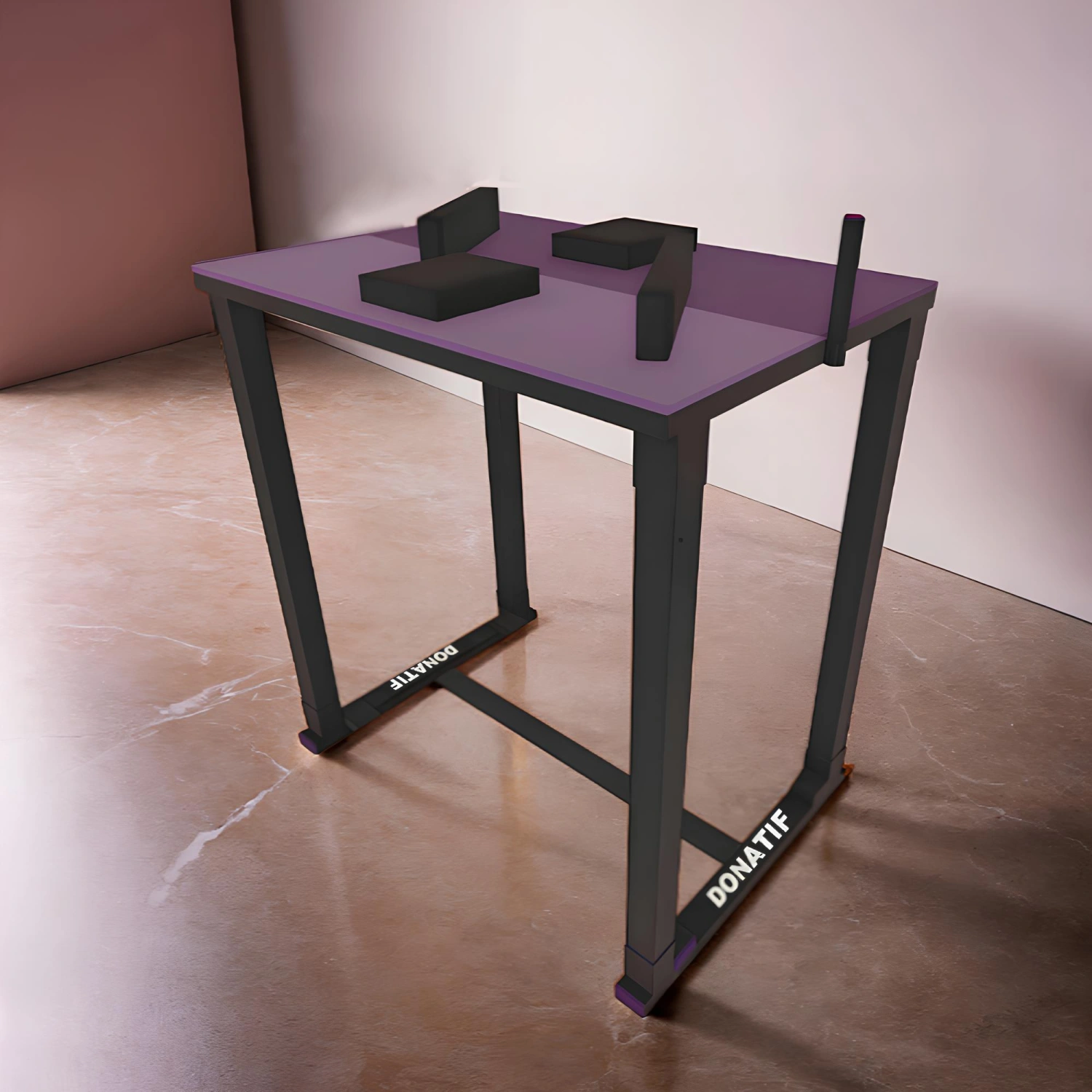 Table De Bras De Fer Professionnelle - Cadre Acier Renforcé | Réglable Droitier/Gaucher | 90x65cm