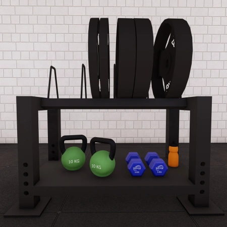 Bumper e Kettlebells Rack - Autoportante | Su Misura