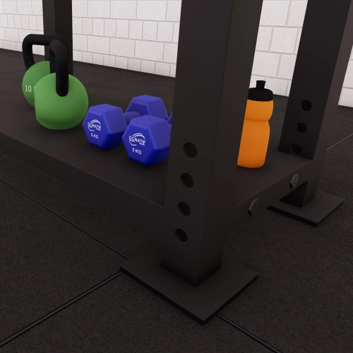 Bumper & Kettlebells Rack - Freistehend | Maßgeschneidert - Gewichtsansicht
