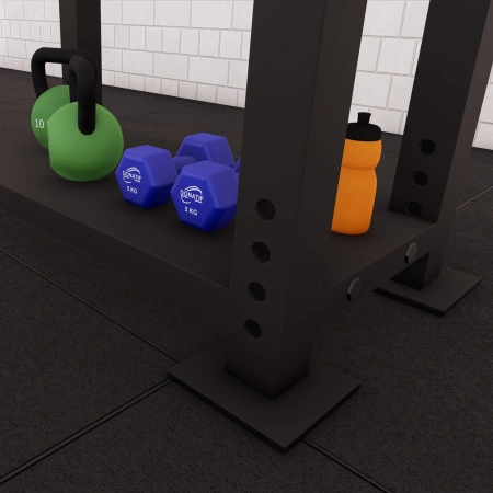 Bumper & Kettlebells Rack - Freistehend | Maßgeschneidert - Gewichtsansicht