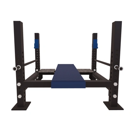 Banco Power Rack - Profesional | Hecho a medida - Vista frontal