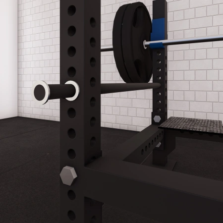 Banco Power Rack - Profesional | Hecho a medida - Vista de primer plano