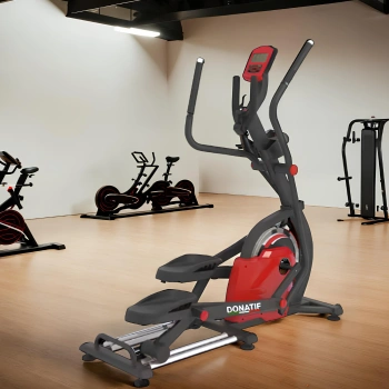 Ellittica Magnetica Rossa con Monitor - ET40 | Professionale - Prospettiva Diagonale verso Destra 2