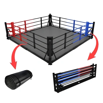 Ring da Boxe - Pugilato a Terra Pieghevole | Su Misura - Visuale Completa