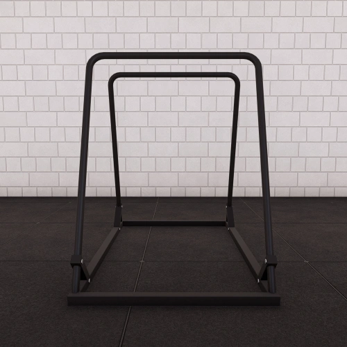 Barras paralelas asimétricas profesionales | Hecho a medida - Vista frontal de primer plano