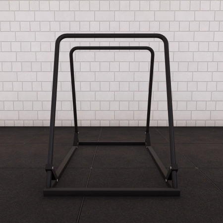 Professionelle asymmetrische Parallelstangen | Sonderanfertigung - Frontale Nahaufnahme