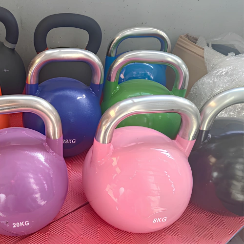 Kettlebells de competición olímpica - Kettlebells profesionales - Vista frontal