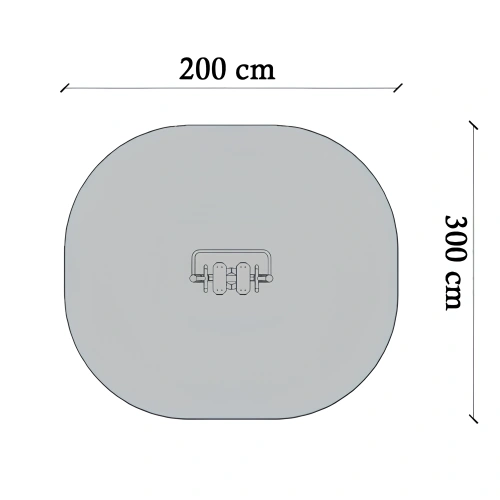Air Walker per Allenamento Outdoor - COA80 | Professionale - Area di Sicurezza