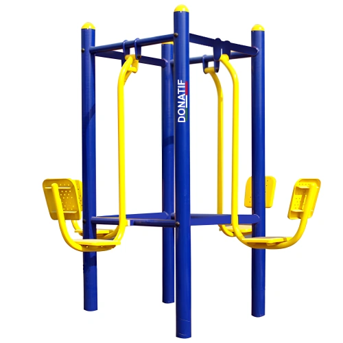 Four Person Leg Press for Outdoor - COA960 | Professional - Full View