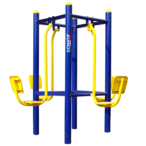 Four Person Leg Press for Outdoor - COA960 | Professional - Front View