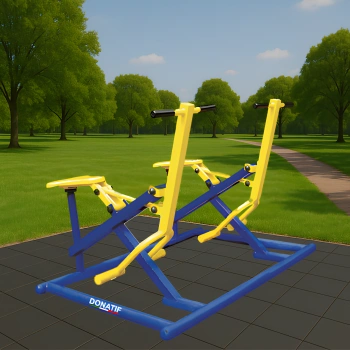 Outdoor Double Fitness Rider Machine - COA780 | Professionale - Visuale Completa 2