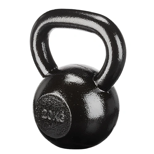 Professionelle Kettlebells aus Gusseisen | Letzte übrige Stücke - Kettlebell 20 kg Seitenansicht