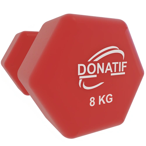 Manubrio in Vinile da 8 Kg - Antiscivolo | Fitness