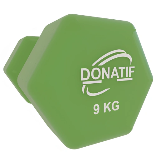 Manubrio in Vinile da 9 Kg - Antiscivolo | Fitness