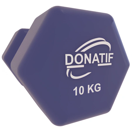 Manubrio in Vinile da 10 Kg - Antiscivolo | Fitness
