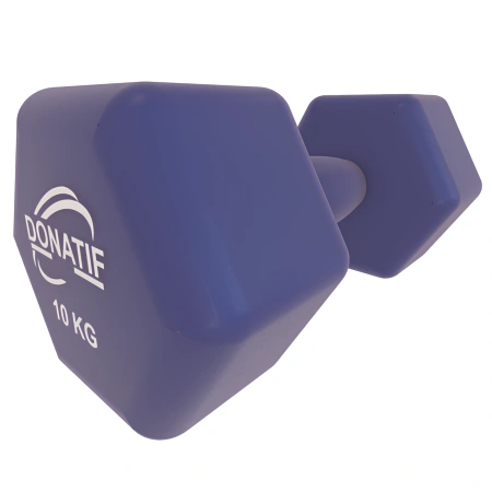 Manubrio in Vinile da 10 Kg - Antiscivolo | Fitness