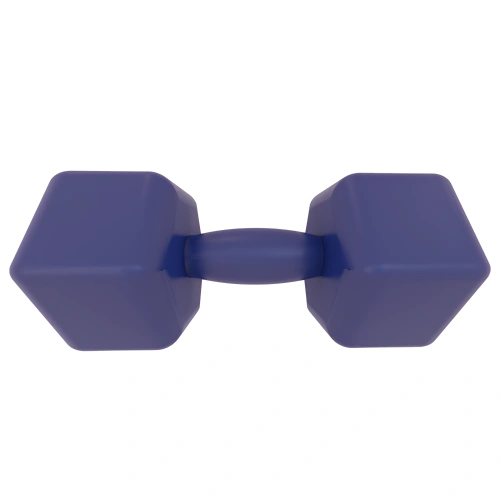 10 Kg Vinyl Handlebar - Non-slip | Fitness - Front View