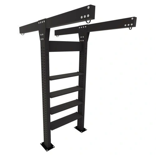 Struttura Multifunzione con Sacco Boxe - SC10 | Su Misura - Visuale sulla Sinistra