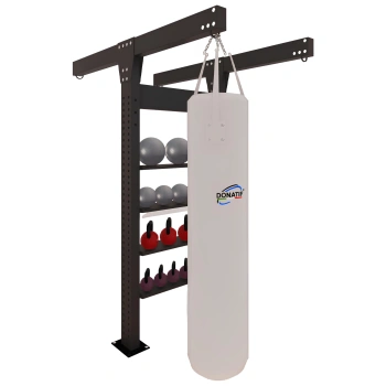 Struttura Multifunzione con Sacco Boxe - SC10 | Su Misura - Visuale Completa Utilizzo