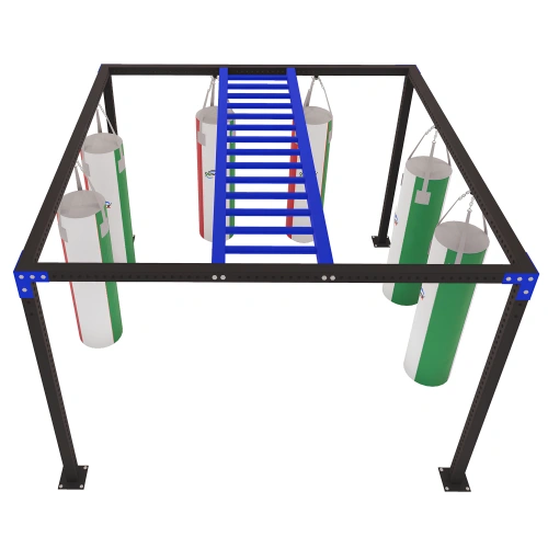 Estructura con escalera y bolsas - SC120 | Profesional - Vista superior