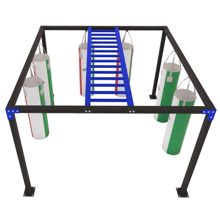 Estructura con escalera y bolsas - SC120 | Profesional - Vista superior