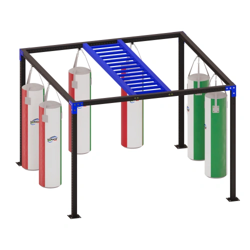 Structure with Ladder and Bags - SC120 | Professional - Front View