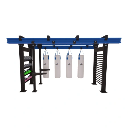 Porte-bagages multifonctions avec sacs - SC150 | Complet - Structure de vue de face