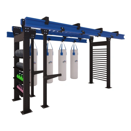 Rack multifunción con bolsas - SC150 | Vista completa - Completa a la izquierda