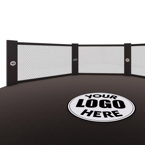 Tres paneles con pisos MMA - SC80 | Personalizado - Logotipo visual