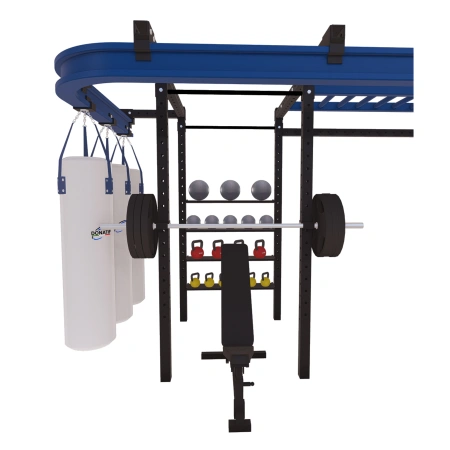 Multi Station Racks with Swivel Bags - SC140 - View on Punching Bags and Bench